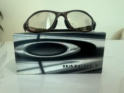 Oakley Hatchet Brown frame with Gold Clear lens