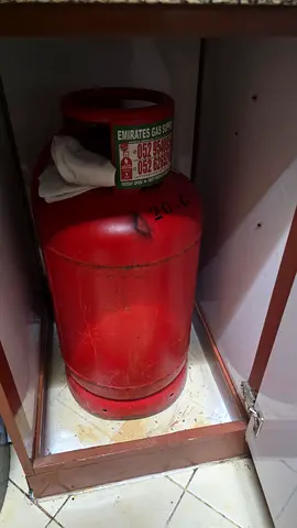 Red LPG Gas Cylinder - Used