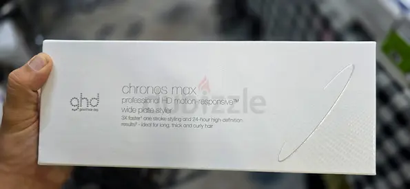 ghd chronos max prodessional hd motion responsive wide plate styler