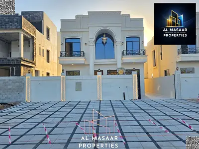 Luxury classic villa for sale in Al Zahiyah area, Ajman. Prime location near Sheikh Mohammed Bin Zayed Road. Price includes all registration and owner