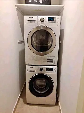 Samsung 8+8kg Washer and Dryer Set Good Condition