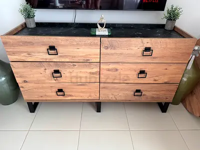 Dresser with mirror