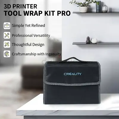 Creality Official 3D Printer Tools Kit, 74 Pieces 3D Printer Tool Wrap Kit Pro 3D Printer