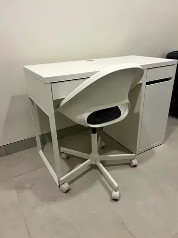 Desk with chair