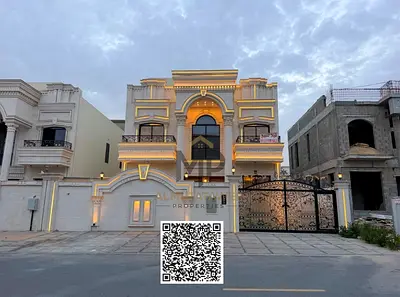 فيلا فاخرة بالحليو 2 مقابل حديقة الحميدية، تصميم كلاسك وتشطيب VIP، 6 غرف ماستر، حديقة وبرجولا، موقع مميز، شامل الرسوم، السعر 2.25 مليون قابل للتفاوض