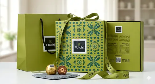 Patchi Luxury Chocolates Gift Box - Near New, Elegant Packaging