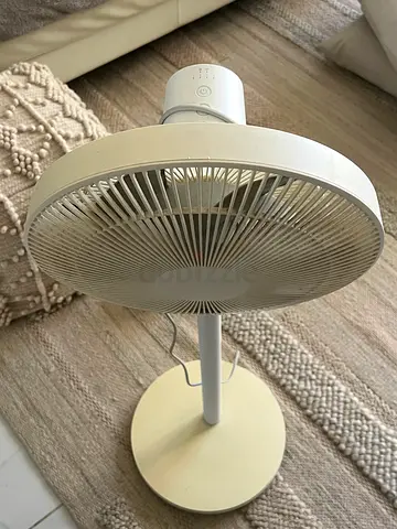 Smart White Standing Pedestal Fan