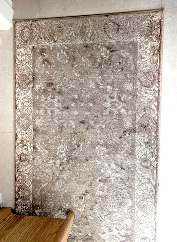 ⫸ *QUICK SELL* Brown Vintage Traditional Style Textured Runner Rug | 77 x 230 cm | RRP: 429 AED