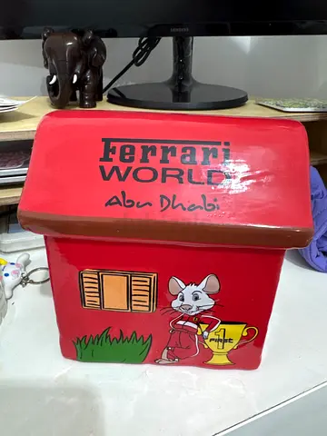Ferrari World Abu Dhabi Souvenir Coin Bank