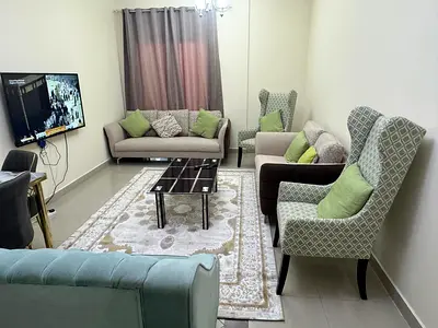 Available from today, the first resident, two rooms, two halls, two balconies, three bathrooms, sea