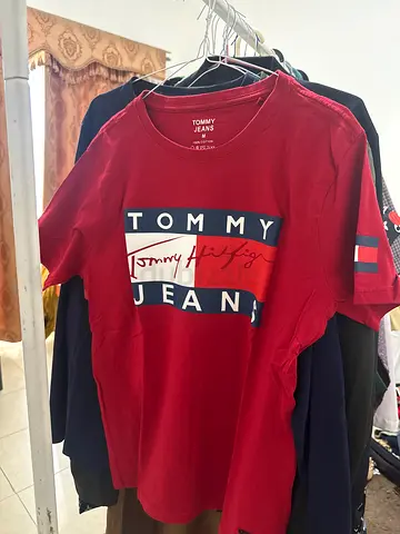 Tommy Jeans Red Graphic T-Shirt