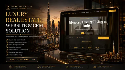 Real estate solutions Website  CRM