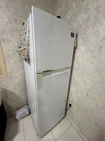 Double door upright refrigerator - good working condition