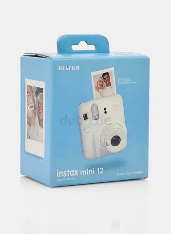 Fujifilm Instax Mini 12 Instant Camera (Clay White) - Brand New in Box
