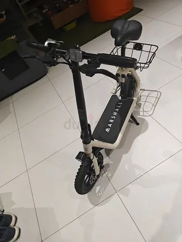Marshall Ranger 1 electric scooter with seat and front basket - Brand new