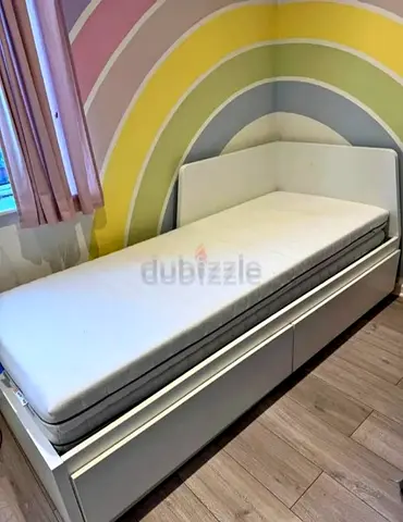 Ikea single bed with mattress available in perfect condition