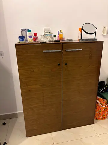 Wooden 2-Door Cabinet / Cupboard - Good Condition