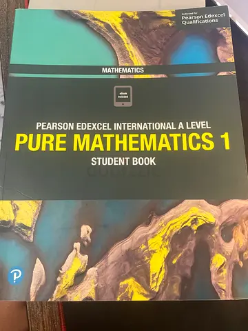 Pearson Edexcel International A Level Pure Mathematics 1 + E BOOK