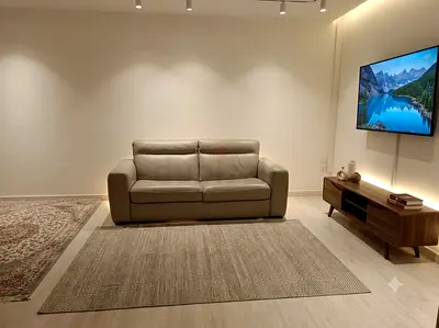 Real leather Natuzzi Italia Sofabed