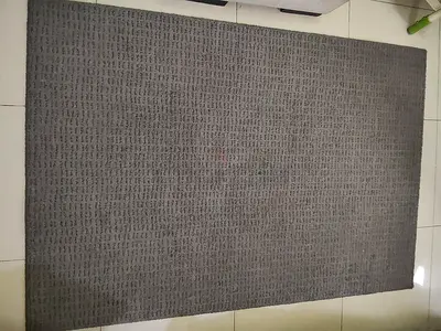 IKEA Grey rug  good condition soft pile carpet (both) for sale at Aed 60