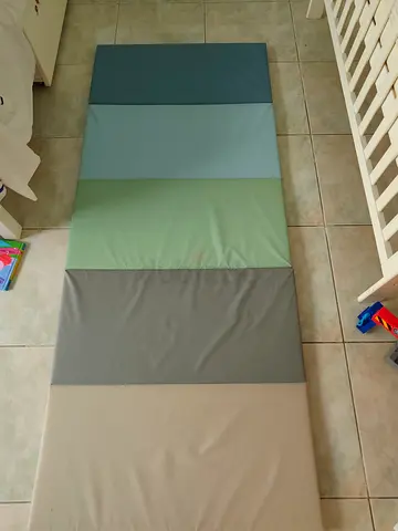 Ikea blue green grey folding gym mat