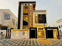 Enjoy luxury in a European-style villa with 5 bedrooms and a rooftop terrace in Al Yasmin area .