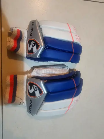 Pairs of batting and wicket keeping gloves with 2 leather balls