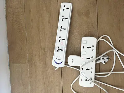 Multi-Plug Extension Cord Lot: Surge Protector  Compact Strip