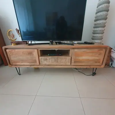 TV Table Solid Wood