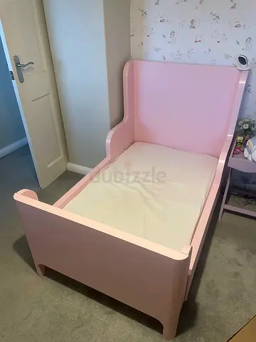 Pink Toddler Bed with Mattress