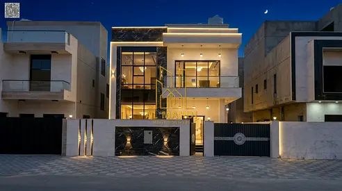 Modern 2-Storey Villa with Roof for Sale in Al Helio Ajman | Registration, Water, Electricity & AC Included