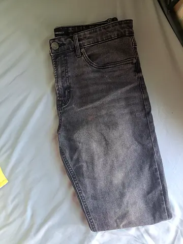 Grey denim jeans, gently used