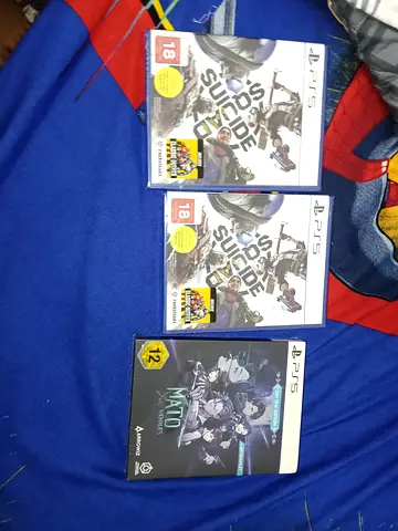 (URGENT SALE) three PS5 Games: Suicide Squad 2 + mato anomalies day one edition with booklet