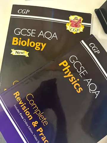 CGP GCSE AQA Biology  Physics Complete Revision Guides (Pair)