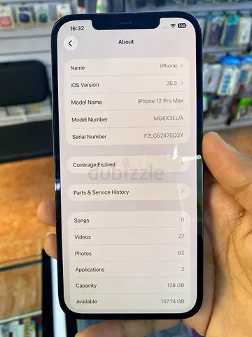 iPhone 12 Pro Max 128GB - Good Condition, battery change