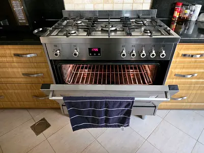 Bertazzoni Gas Range Cooker Stove with Electric Oven 90x60cm Stainless Steel PRO905MFELXE