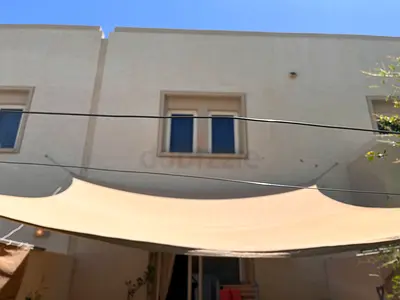 Beige Outdoor Shade Sail Canopy - Gently Used  - Al Reef Villas area