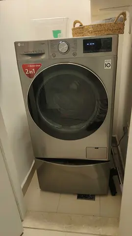 LG 10kg washing machine with 7kg dryer with 5kg mini washing