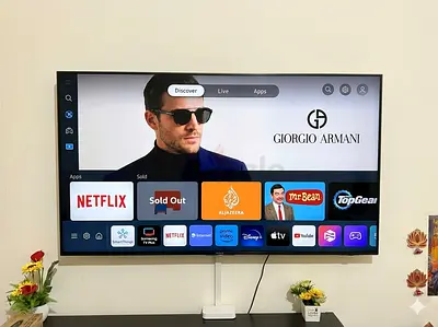 Samsung 65-inch Smart LED TV (Mounted) - Excellent Condition
