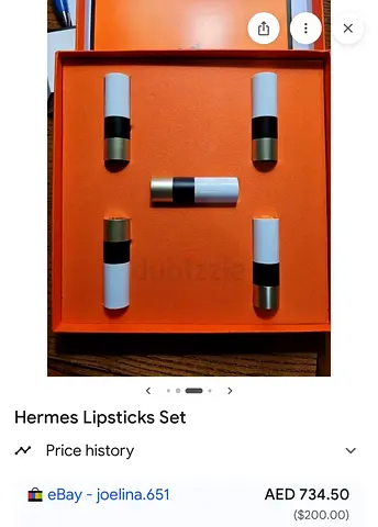 Hermes Lipstick Set (5-piece) - New in Box