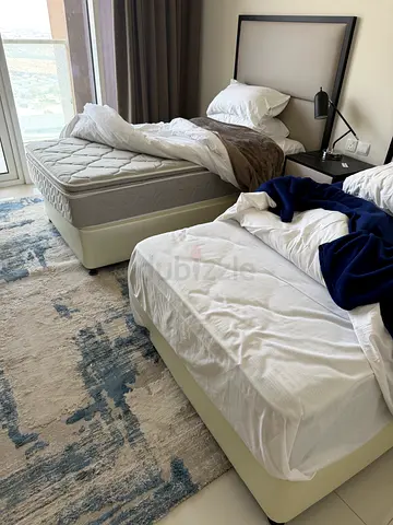 Pair of single bed mattresses