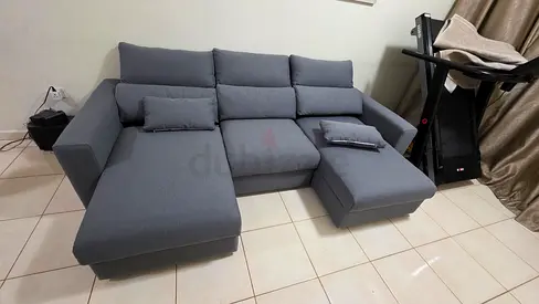 Sofabed brand new condition IKEA esklstuna lshape sofa bed dark grey