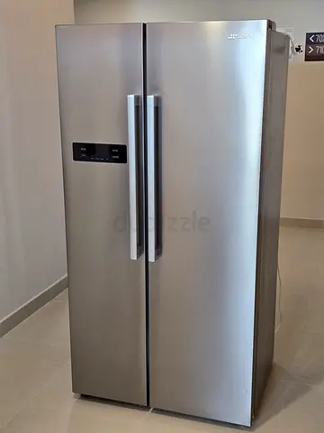 Smeg side by side Refrigerator same like new with digital display