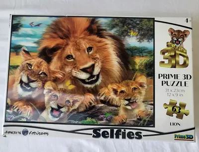 Prime 3D Jigsaw Puzzle (Howard Robinson Brand) - 63 pieces Holographic puzzle