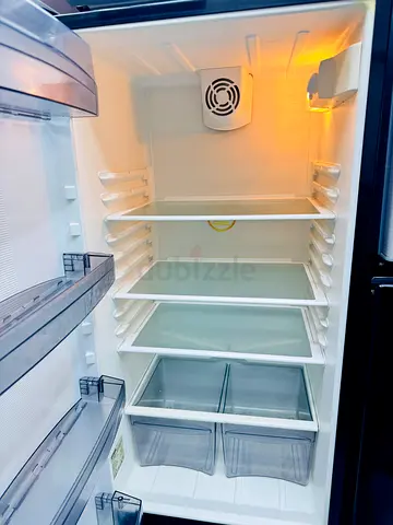 Compact Refrigerator with Shelves and Drawers