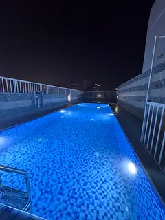 2BR &amp; hall for annual rent | Free gym &amp; pool | Free parking | New tower | Spacious layout | 