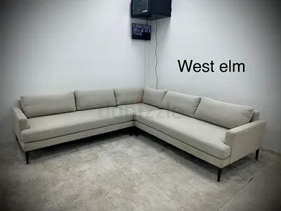 High quality west elm corner sofa