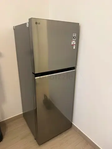 LG Top Freezer Refrigerator - Stainless Steel, Good Condition - LG FRIDGE GN-B442PLGB 315L