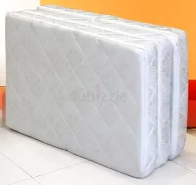 Foldable Single Foam Mattress - Clean, Light Usage,