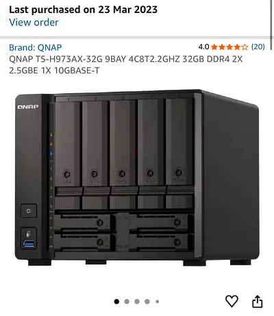 QNAP TS-h973AX 9-Bay NAS (diskless)